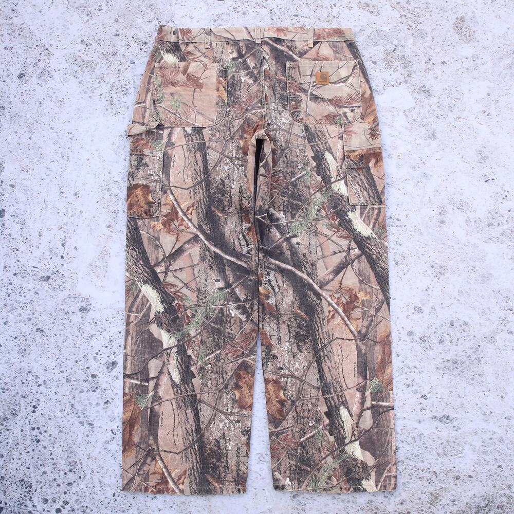 Vintage Carhartt B235 CAP Realtree Camo Carpenter Pant 36x29